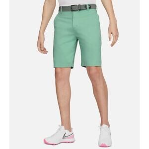 NIKE Flex UV Chino Golf Shorts Green Men's Standard Fit 42
